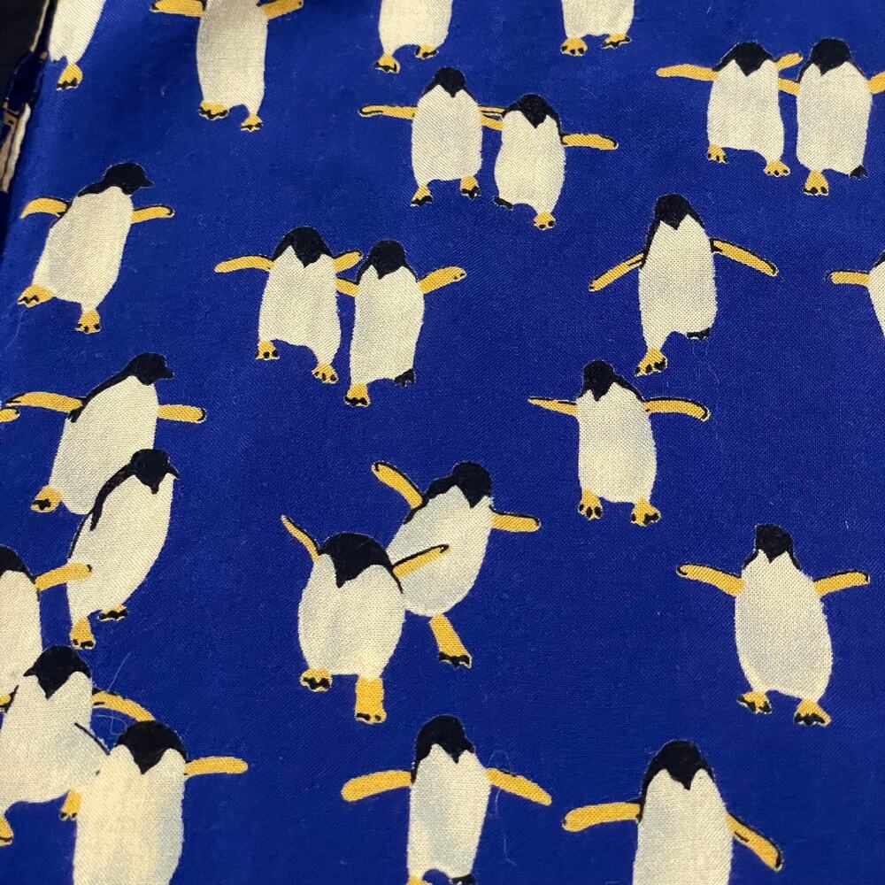 Anthropologie Maeve Bagatelle Buttondown Penguin Blouse - Blue - 2 - Picture 8 of 14